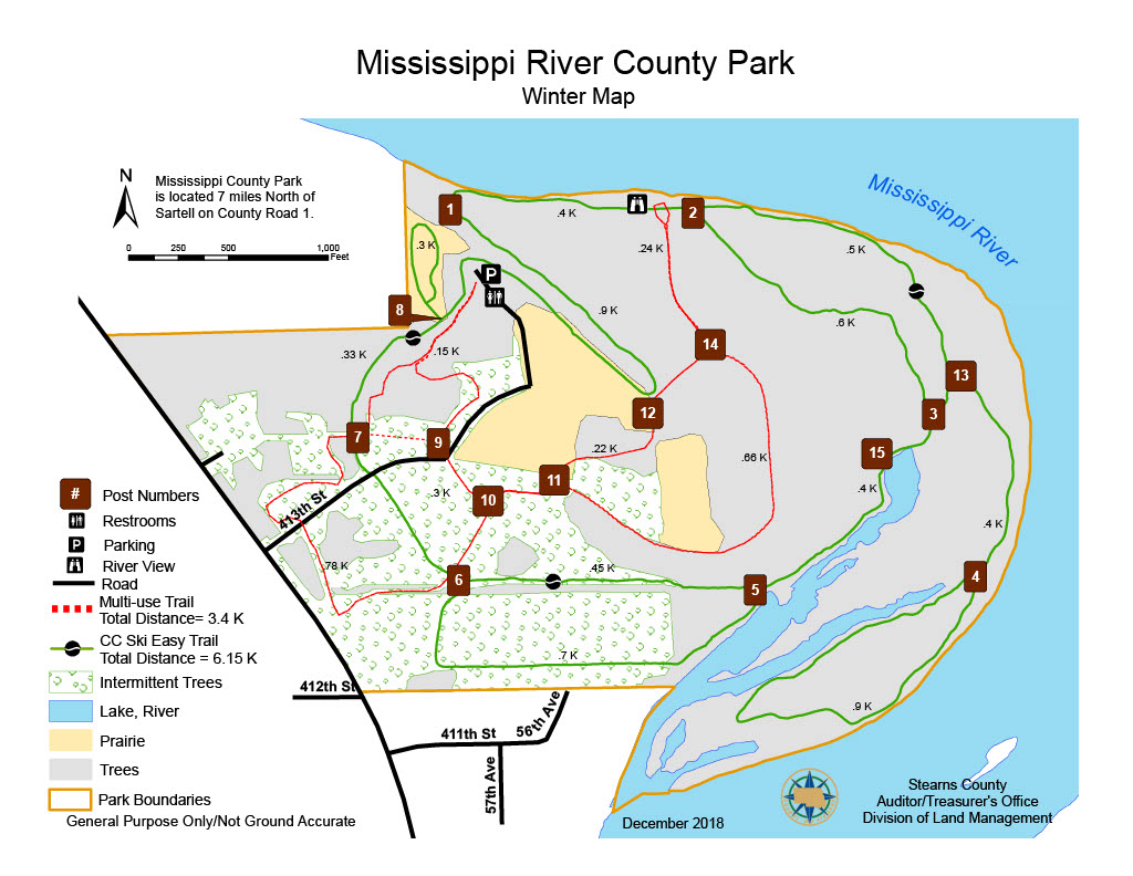 Mississippi River Campground Map Mississippi River System (North